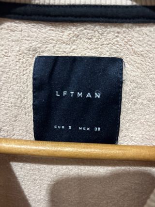 Sudadera LEFTMAN beige y negra