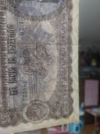 25 Lei Rumanía 1952