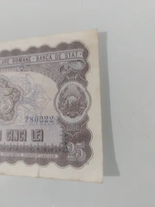 25 Lei Rumanía 1952