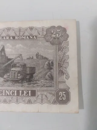 25 Lei Rumanía 1952