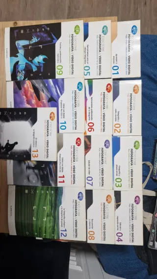 Lote de guías de fotografia y video.