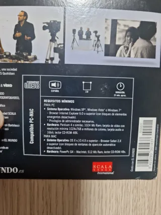 Lote de guías de fotografia y video.