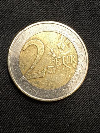 Moneda 2€ Alemania 2008 F error bisel