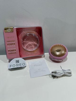 Foreo UFO 2 Mascarilla Facial LED Rosa y Dorada