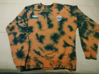 Sudadera Stranger Things Tie-Dye Naranja y Negro