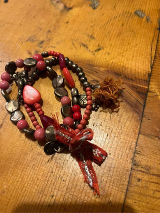 Pulsera fantasía con abalorios