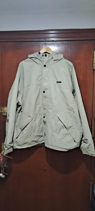 Parka hombre verde oliva
