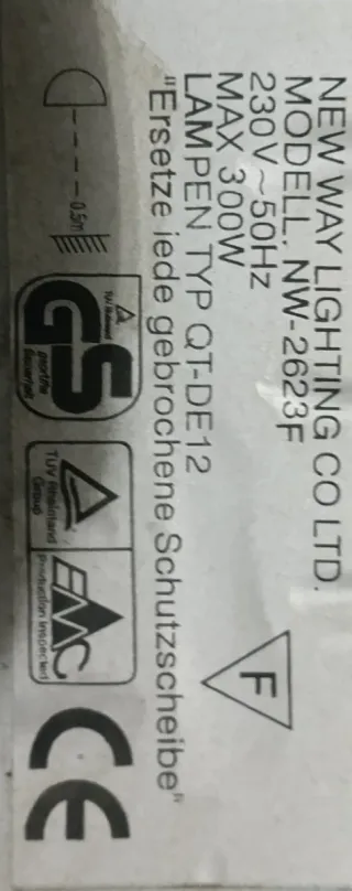 Lámpara de pie luz cálida