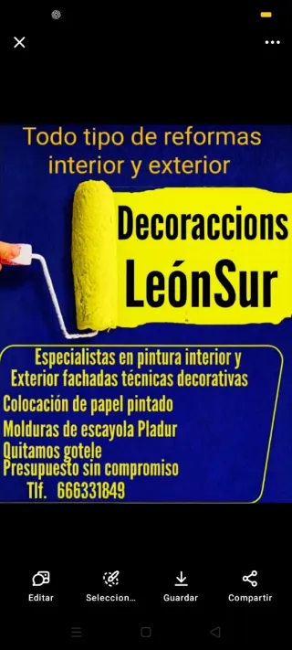Servicios de pintura y reforma Granada alrededores