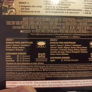 DVD Wanted Edición Especial Dos Discos