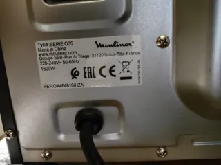 Mini Horno Moulinex Negro