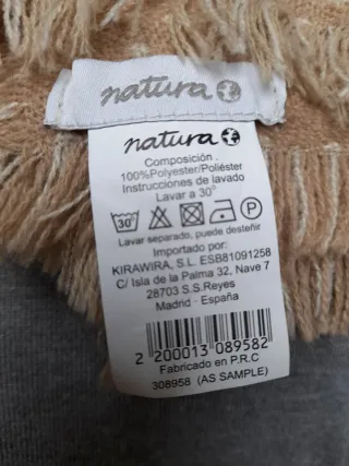 Bufanda grande de Natura Nueva