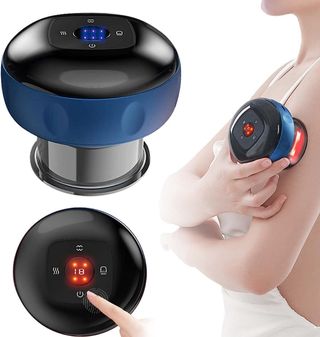 Massaggiatore Coppettazione Calore Vibrazione