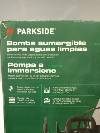 Bomba Agua Limpia PARKSIDE