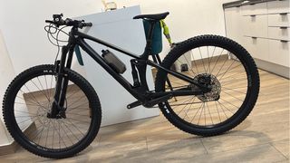 Bicicleta Montaña Doble Suspensión Negra