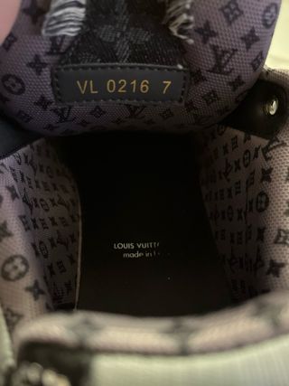 Louis Vuitton Skate Nere-Grigie con brillantini