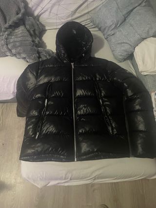 Chaqueta acolchada negra