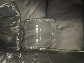 Chaqueta acolchada negra