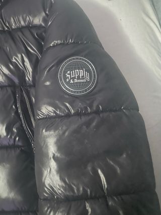 Chaqueta acolchada negra