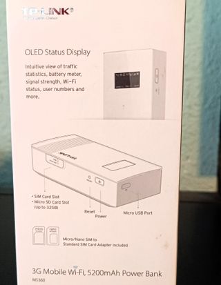 TP-LINK M5360 Power Bank 3G Wi-Fi 5200mAh