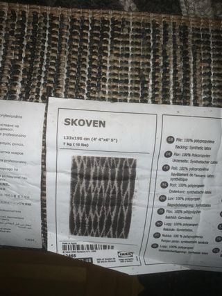 Alfombra de salón 133X195 cm