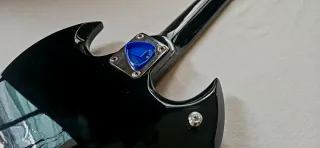 Guitarra Eléctrica Negra Estilo SG