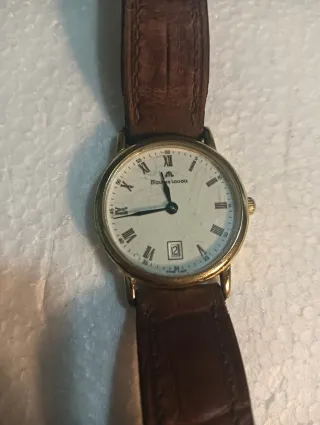 Reloj Maurice Lacroix Vintage Dorado y Marrón