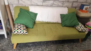 Sofá Cama Verde