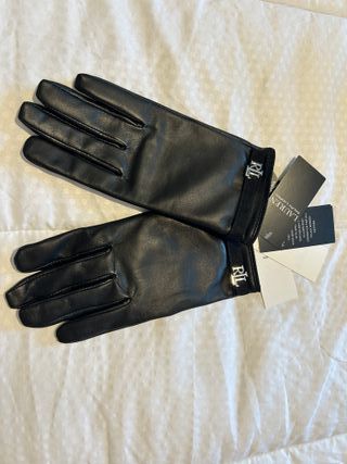 Guantes Lauren Ralph Lauren Mujer Negro