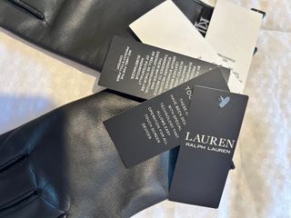 Guantes Lauren Ralph Lauren Mujer Negro