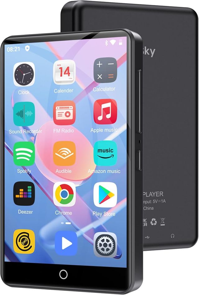 Reproductor MP3 con Bluetooth y WiFi, Oilsky 80GB