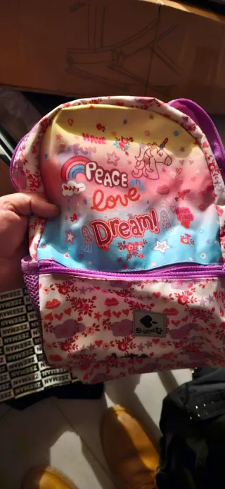 Mochila Byoom infantil unicornio arcoíris