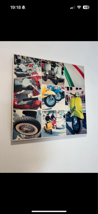 Cuadro Decorativo Vespa