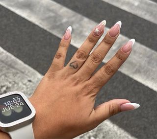 Manicura Navideña Santa y Copos Nieve