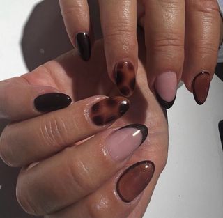 Manicura Navideña Santa y Copos Nieve