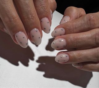 Manicura Navideña Santa y Copos Nieve