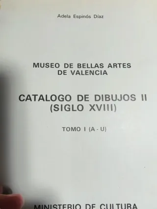 Catalogo de dibujos, Museo de Bellas Artes de V...
