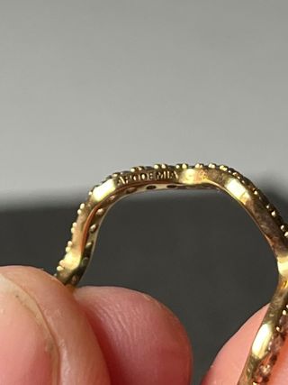 Anillos Apodemia Oro vermeil