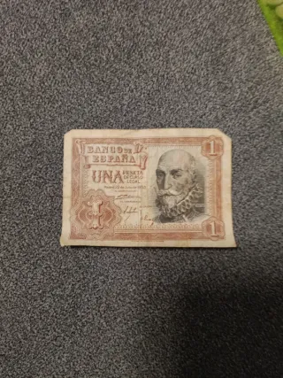 Billete 1 Peseta Banco de España 1953
