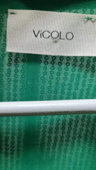 Vestido lentejuelas verde 2 aguas,fiesta,