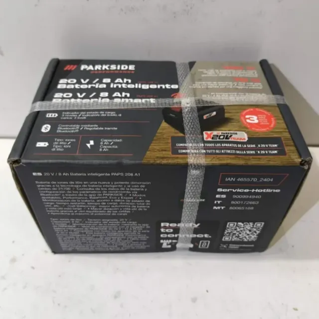 8Ah 2 Baterías PARKSIDE 20V Smart Performance