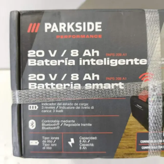 8Ah 2 Baterías PARKSIDE 20V Smart Performance