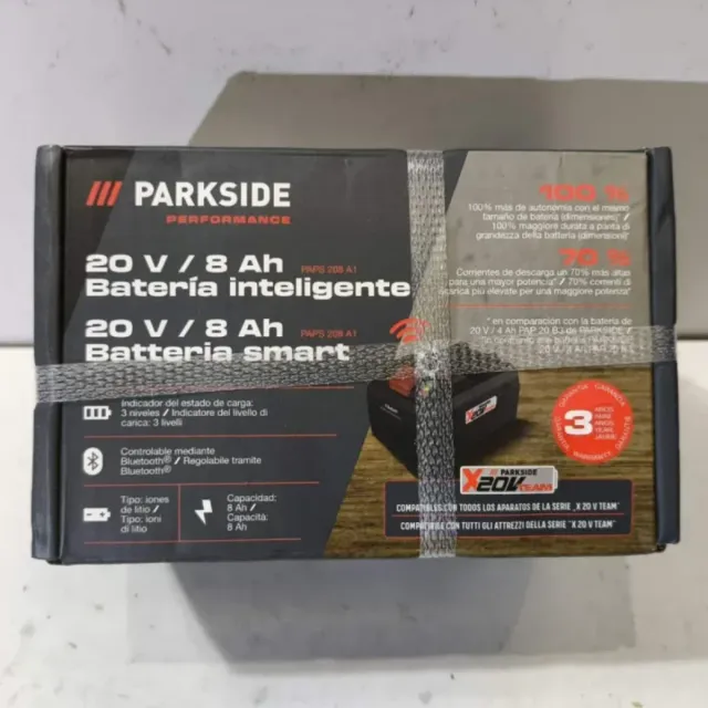 8Ah 2 Baterías PARKSIDE 20V Smart Performance