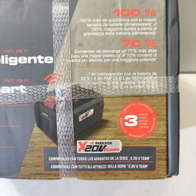 8Ah 2 Baterías PARKSIDE 20V Smart Performance