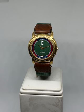Reloj Zenith Oro y Verde
