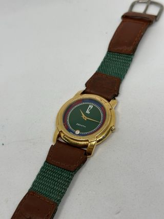 Reloj Zenith Oro y Verde