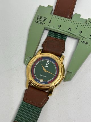 Reloj Zenith Oro y Verde