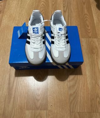 Adidas Samba Blancas y Negras