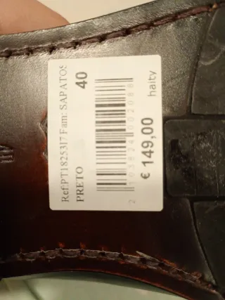 Zapatos Pertini negros sin estrenar