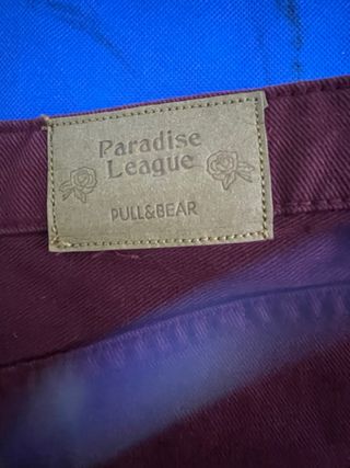 Falda tejana roja talla L